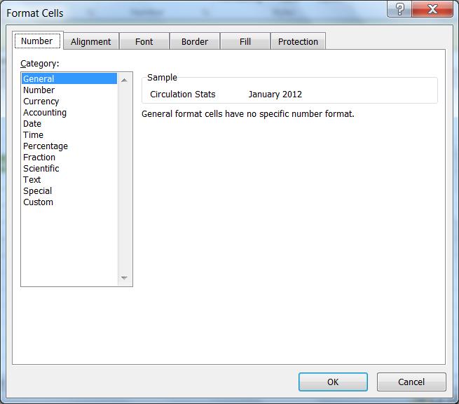Click Format button to open the Format Cells dialog box 4.