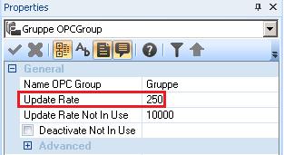 9 Managing OPC items In large visualization projects with a large number of I/O bytes, it is wise to use OPC items for the purposes of optimization.