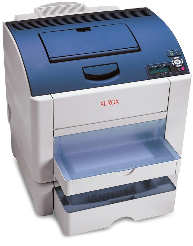 SECTION 1 Introducing the Xerox Phaser 6120 Color Laser Printer PRODUCT OVERVIEW The Phaser 6120 color laser printer is a great fit as a small workgroup/small business printer.