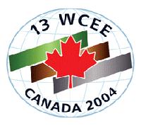 13 th World Conference on Earthquake Engineering Vancouver, B.C., Canada August 1-6, 24 Paper No.