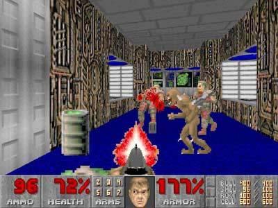 Figure 1.1 Screenshot from Doom, id Software, 1993[2] Modern games require immersive and realistic environment and atmosphere.
