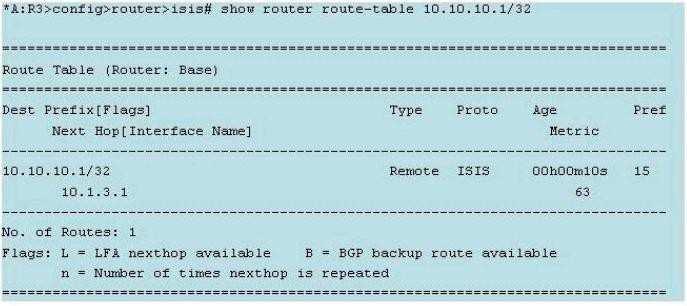 How many routes will router R4 have in its IPv6 route table? A. 1 B. 2 C. 3 D.