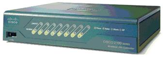 Cisco 2100 Series WLCs The Cisco 2106 Wireless LAN Controller works in conjunction with Cisco lightweight access points and the Cisco Wireless Control System (WCS) in order to provide system wide