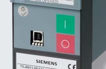 of outdoor switchgear the Siemens SIPROTEC Compact 7SJ80