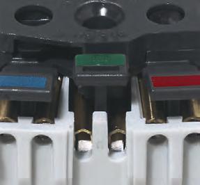 Nylbloc connector when a tap-off is required Visible