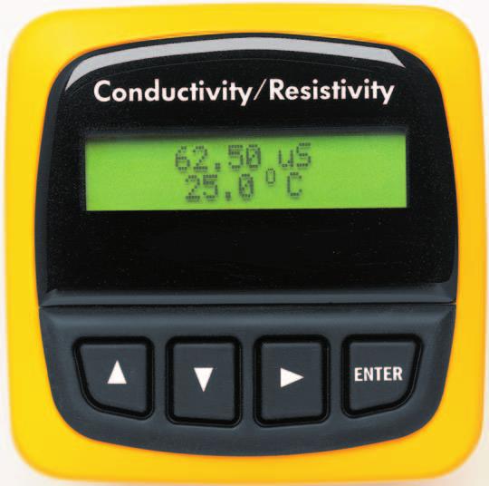 Conductivity Transmitters CDTX-90 Series Starts at $ 576 Electronics Only Display in µs, ms, kω, MΩ, ppm (TDS) Simulate Function Programmable Temperature Compensation Relay Options Dual Output Option