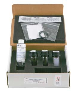 02 NTU/FNU Kits for easy use Description The Calibration Standard kits contain fluids in special cuvette bottles that are used to compare the clarity of the process water against the standard to