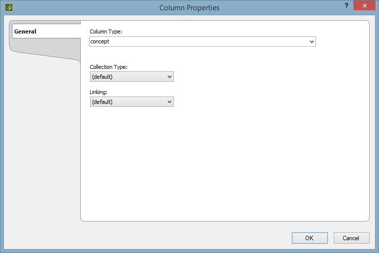 Adding Tables Project Organizer > Advanced Can add