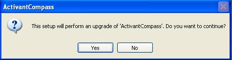 If the Upgrade Verification window (as shown above)