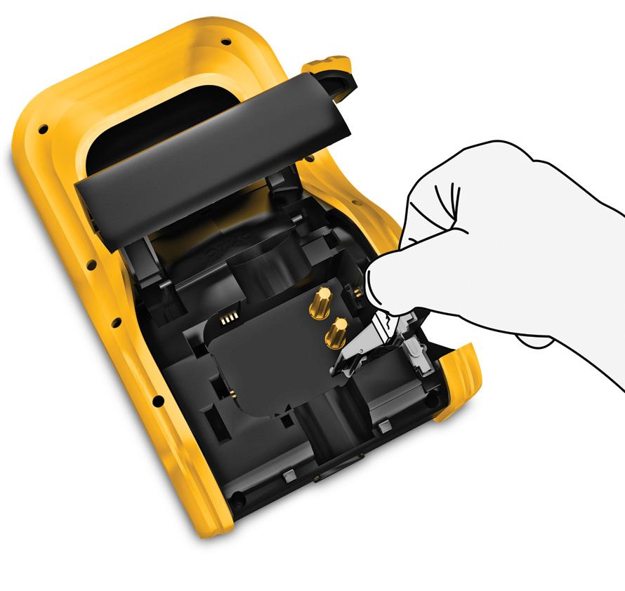 The tool has two pads, a felt pad for cleaning the print head and a sponge pad for cleaning the sensors. See Figure 11.