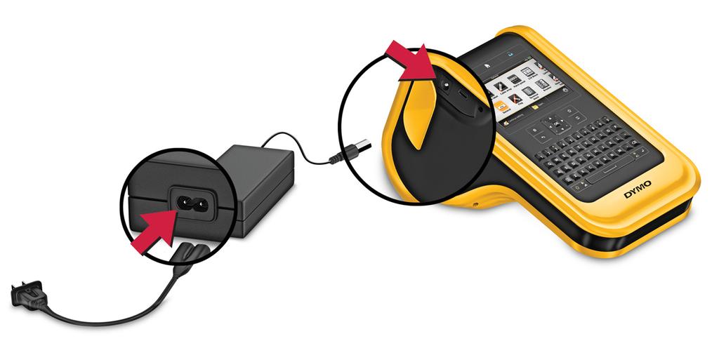 2 Plug the power cord into the power adapter. See Figure 3. 3 Plug the barrel end of the power adapter into the power connector.