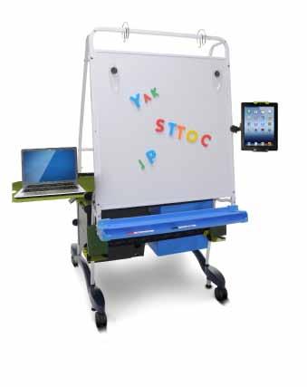 Tech Tubs BB5-TEC-PR3 The mobile and versatile Tech Cruiser Cart is equipped with a Tech Tub, table top surface and slide out tray making it ideal for holding a variety of teaching devices.