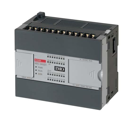 83ns/Step processing speed Upto 10 expansion modules Up to 704* I/O point control PLC systems for Small and Medium Applications Communication Port ( RS 232C/RS 485) Floating-point arithmetic with