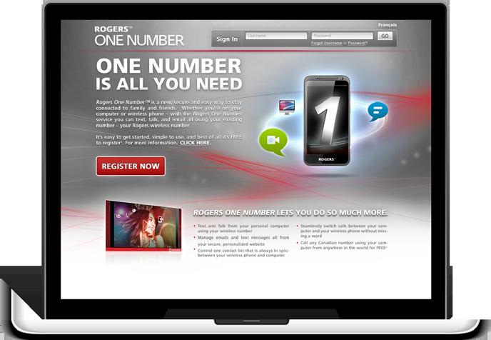 The CounterPath Solution Phase One: Rogers One Number Portal Rogers took a phase approach to launching their OTT solution, Rogers One Number.
