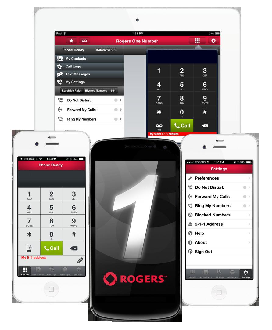 Phase Two: Rogers One Number for ios and Android Having validated the demand for an OTT softphone, Rogers planned to launch specific ios and Android apps that would seamlessly extend Rogers One