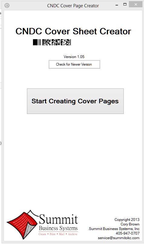 Step 14) Doubleclick the new Icon you created on your desktop Step 15) - Cover Page Creator