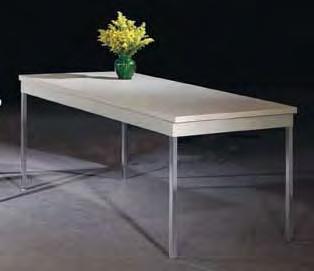 These tables are compatible with all Adelphia series because they share the same common surface materials.