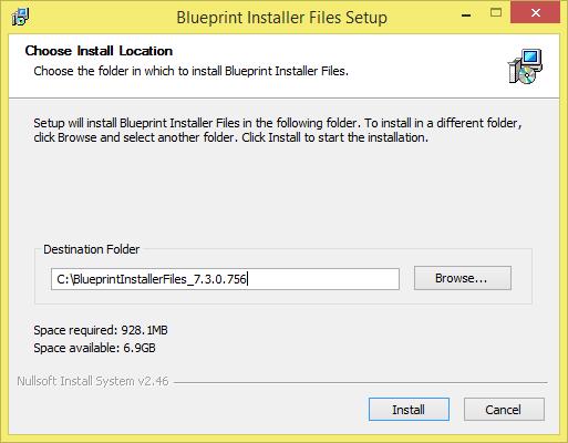 Installing Blueprint (Advanced) Installing from a previous version Installing from a previous version Step 1: Extract the installation files To manually configure the application and database using