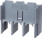 152 3RA6890-0BA Terminal covers for infeeds with screw connection IP20 terminal covers for infeeds with screw connection 25/35 mm² (3RA6812-8AB/AC) (2 units per pack) 3RA6880-2AB 3RA6880-2AB IP20