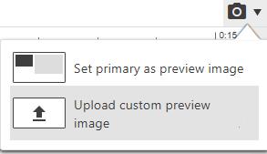 Figure 13 5. Change the Preview Image 5.1. You can change the preview image of your video in the editor.
