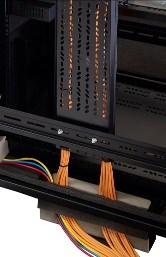 Ensure best cabling practice with 9210 cable tray, designed to fit in line