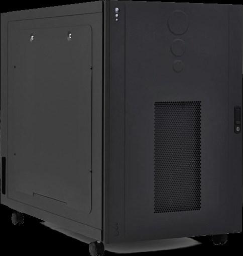 Houses all major server brands Front and rear mounting angles Open structure design Lockable easy access side panels Superior cable management One key fits all locks Multi server practice Quick