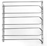 Pull Out Adjustable Shoe Rack (558~964) x 448 x 120mm 558-964 448 DESCRIPTION Shoe Rack with ball bearing slide 558-964 x 448x120mm. Chrome finish.