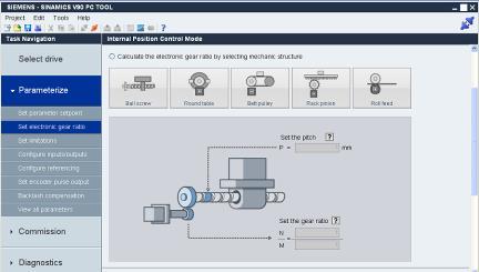 SINAMICS V-ASSISTANT The engineering tool for SINAMICS V90 drives Commissioning and diagnostics Intuitive and easy-to-use graphical interface to adapt the drive functions to the