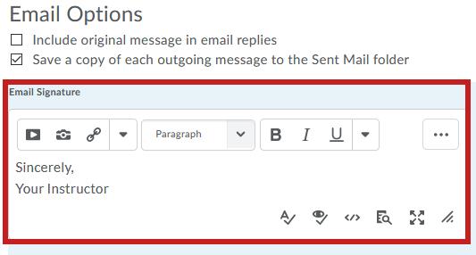 Email Settings and Signature The following explains how to adjust the global settings for emails as well as how to create a signature for your messages: 1.