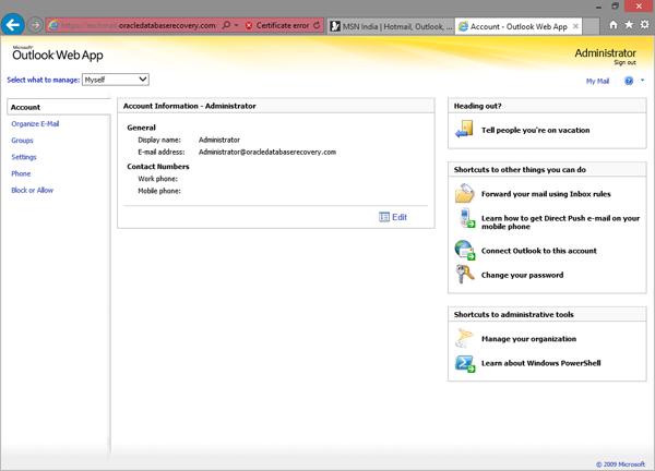 6. Click on Administrator Roles tab.