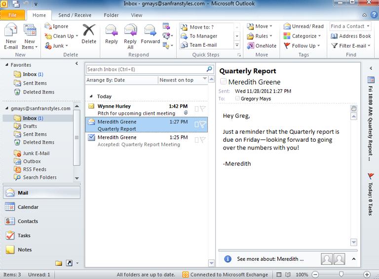 Sending Emails When you write an email, you'll be using the Compose window.