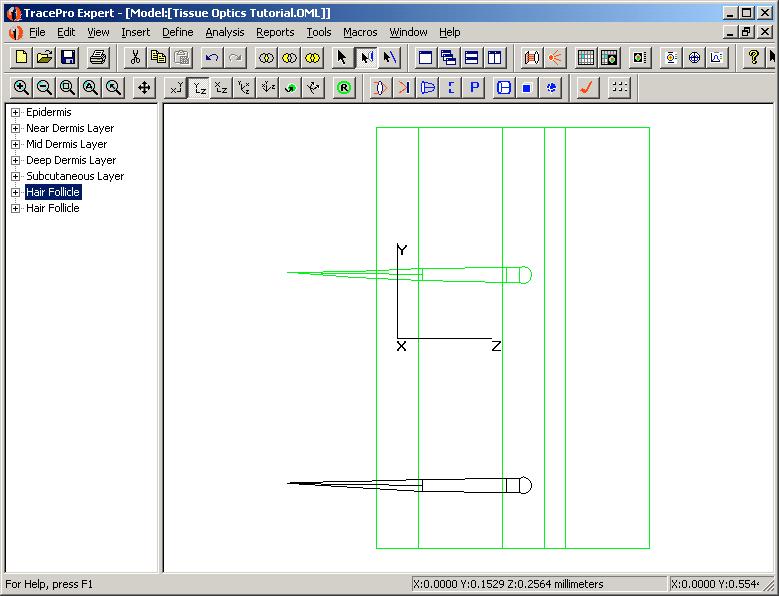Completed geometry Your sample geometry should look as shown.