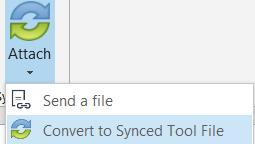 Any attached item will automatically convert to a share link, and will be stored in your Shared Items folder. 5.