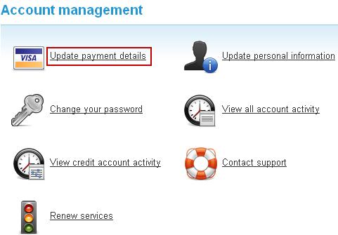 How do I update my payment details for my 123-reg account? Don t risk losing your domain names, or other services.