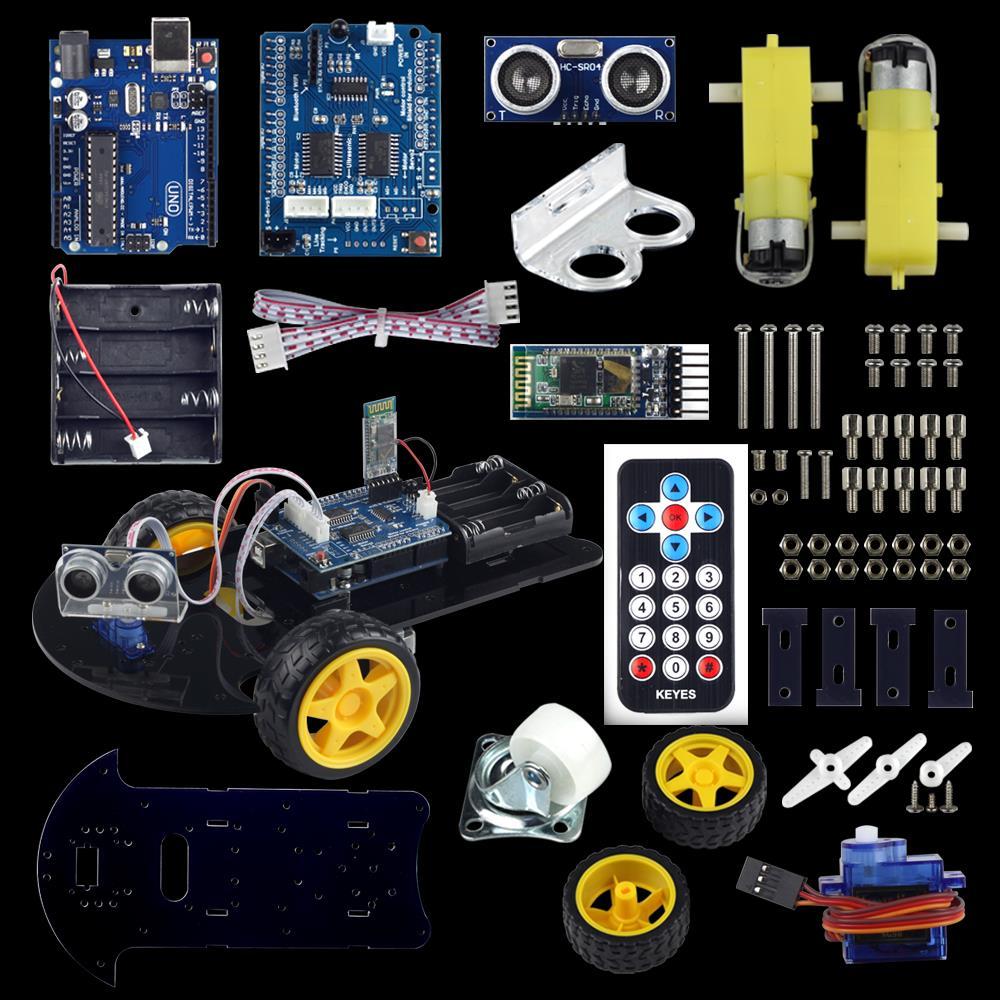 1. Introduction Smart Bluetooth Robot Car Kit for Arduino The UCTRONICS Smart Bluetooth Robot Car Kit is a flexible vehicular kit particularly designed for education, competition and entertainment.