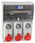 Industrial Socket Assemblies Pre-wired Consumer Units Domestic AMD3 Industrial Power and Control Changeover Switch