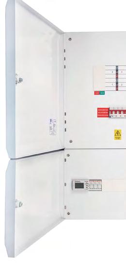 SRG3V1G surge protector installed in TPN-EXT19 19 module