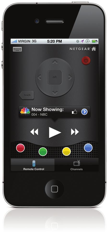 Remote Control App NeoTV Remote app turns your iphone or
