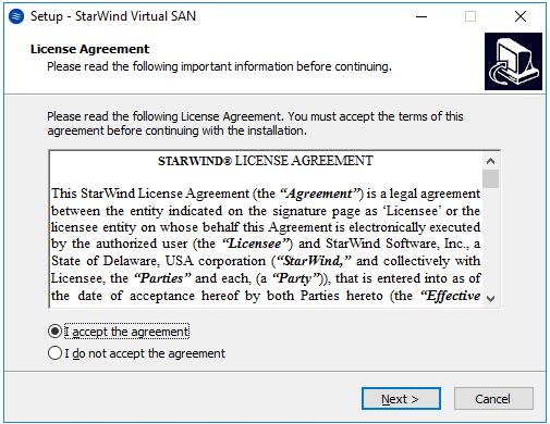 Downloading, Installing and Registering the Software 17. Download the StarWind setup executable file from StarWind website by following the link: https://www.starwind.