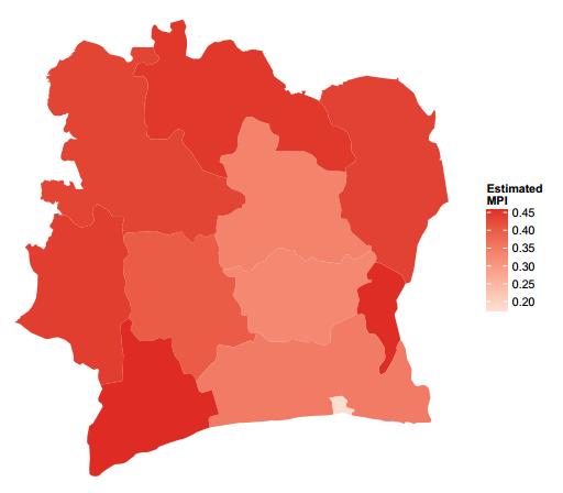 Poverty mapping in Cote d Ivoire Based on official statistics Model