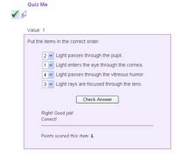 Web Browser A student must get all items correct to get points for this exercise.