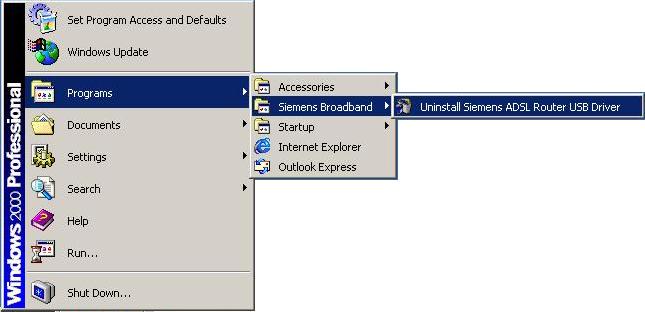 For Windows 2000 For uninstall the USB driver, there are two ways to do it.
