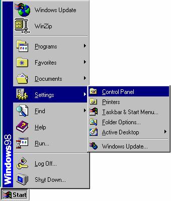 For Windows 98 1.