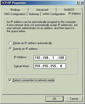 Chapter 3: Configuration For Windows ME 1. Click on the Start menu, point to Settings and click on Control Panel. 2. Double-click the Network icon. 3. The Network window appears.