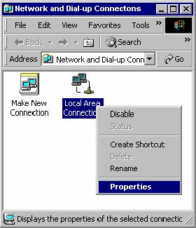 and Dial-up Connections. 2.