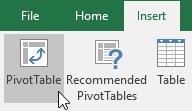 CREATING AND MODIFYING PIVOT TABLES Before you create a Pivot Table, you should set up your data to make it as easy as possible.