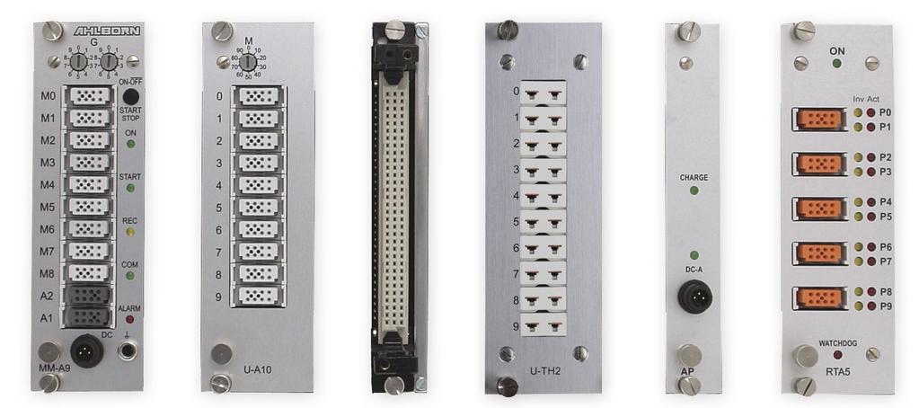 Selector switch boards U-MU 10 inputs for ALMEMO 10 MU connectors For permanently installing groups of 10, especially temperature sensors.