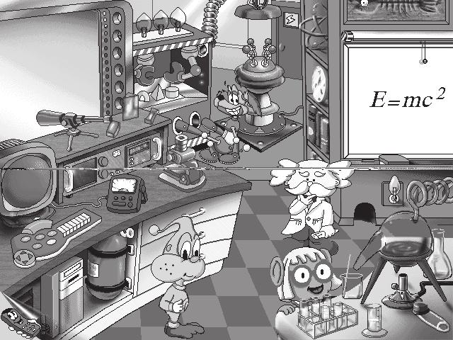 Environment: Mad Lab This environment deals with technology. You will meet the friendly Professor What here. He has a horrible problem. One of the machines in his laboratory is acting strange.