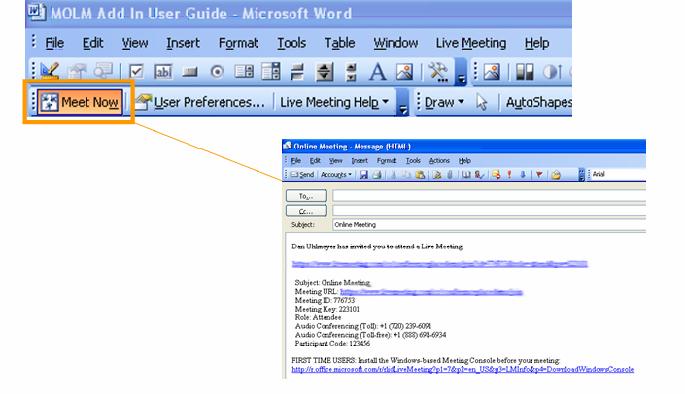 MICROSOFT OFFICE LIVE MEETING ADD-IN PACK USER S GUIDE In partnership with Microsoft, InterCall provides Live Meeting web conferencing services.
