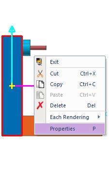 Tip: How to modify the geometry properties If you want to modify the parameters of geometry, you can modify them by using the Property dialog box.